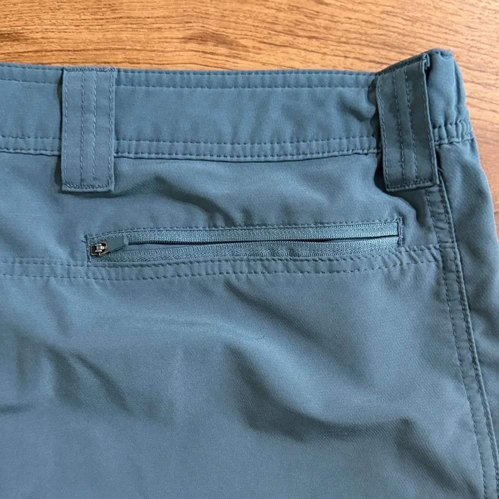 GILLZ Men Large Teal Blue Fishing 5 Pocket Zip Fly Casual Shorts - Picture 4 of 16